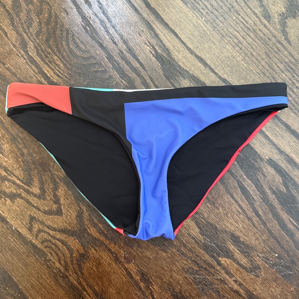 Mara Hoffman color block bikini bottoms